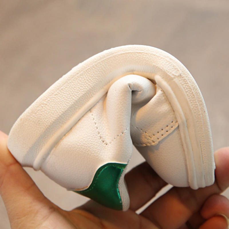 Весенняя детская обувь Tide, детская спортивная обувь, маленькие белые туфли на липучке для девочек, повседневная детская обувь для доски