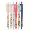 6 Pcs Classical Style Gel Pen, Office Writing Pen, Smooth Writing (black Ink)