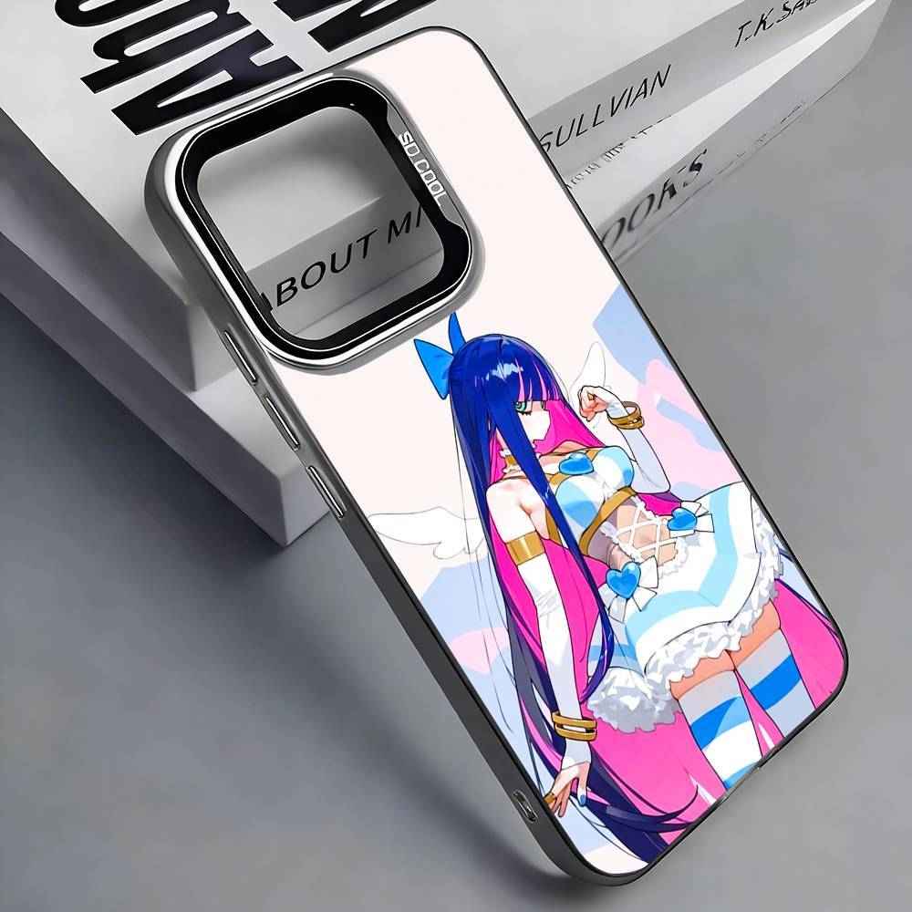 Чехол для телефона 'Девушка в чулках и с подвязками' для iPhone 17, 16, 15, 14, 13, 12, 11 Plus, Pro Max, Цветной Серебристый Funda Чехол