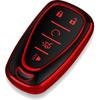 Tukellen for Chevrolet Key Fob Cover Special Soft TPU Key Case Key Shell Compatible with 2016-2024 Chevy Blazer Bolt EV Camaro Cruze Equinox Malibu