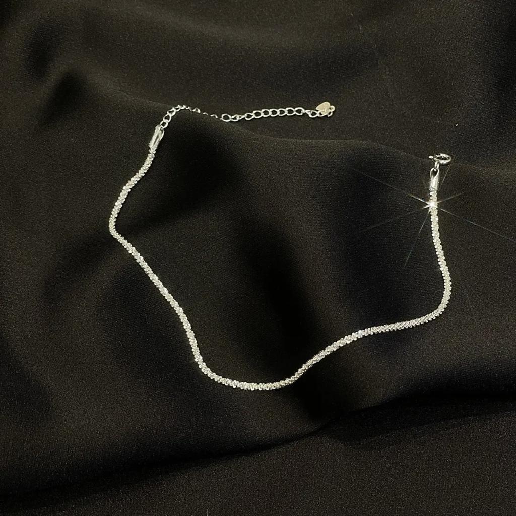 Женский сверкающий браслет из гипсофилы для женщин, регулируемая цепочка, простые модные украшения