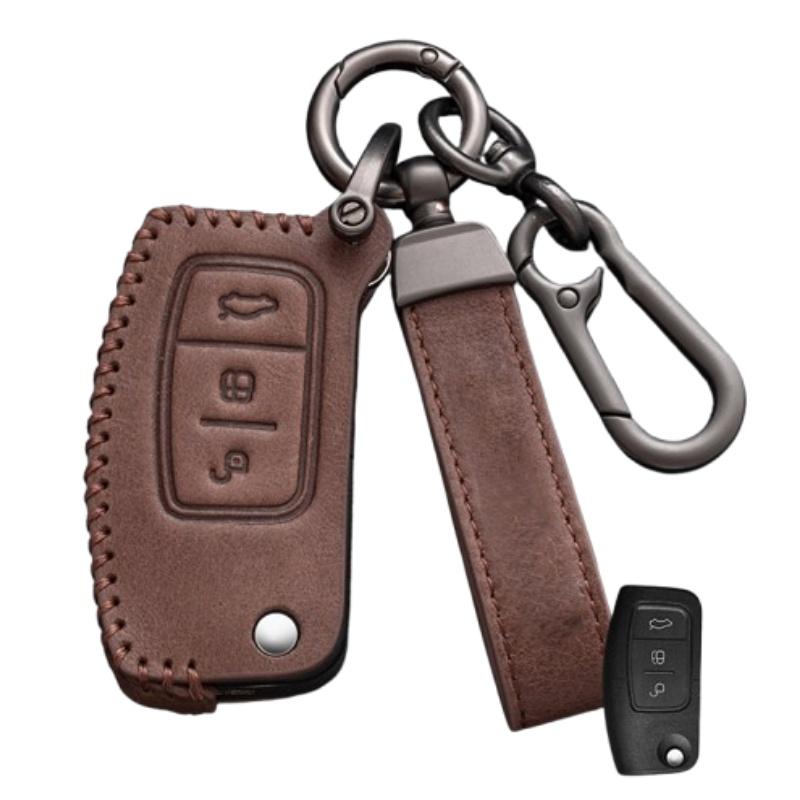 Чехол для автомобильного ключа для Ford Fiesta Focus Mondeo Falcon B-Max C-Max S-Max Eco Sport Galaxy Territory Keyless Shell Fob Protector