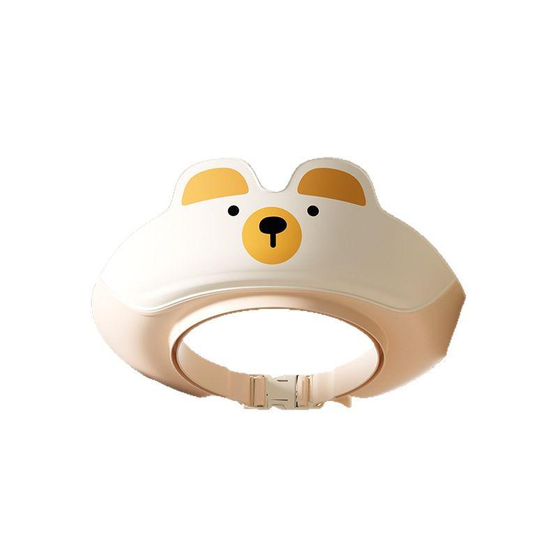 Waterproof Baby Shampoo Cap with Ear Protection - Cartoon Bath Hat for Children