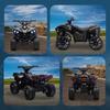 6V Kids ATV, 4 Wheeler Electric Ride on Car with Music and LED Headlights, for Ages 18-56 Months Boys and Girls, Black
