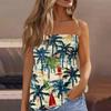 Летние топы-трубы для женщин, милая сексуальная футболка без рукавов с открытыми плечами и цветочным принтом