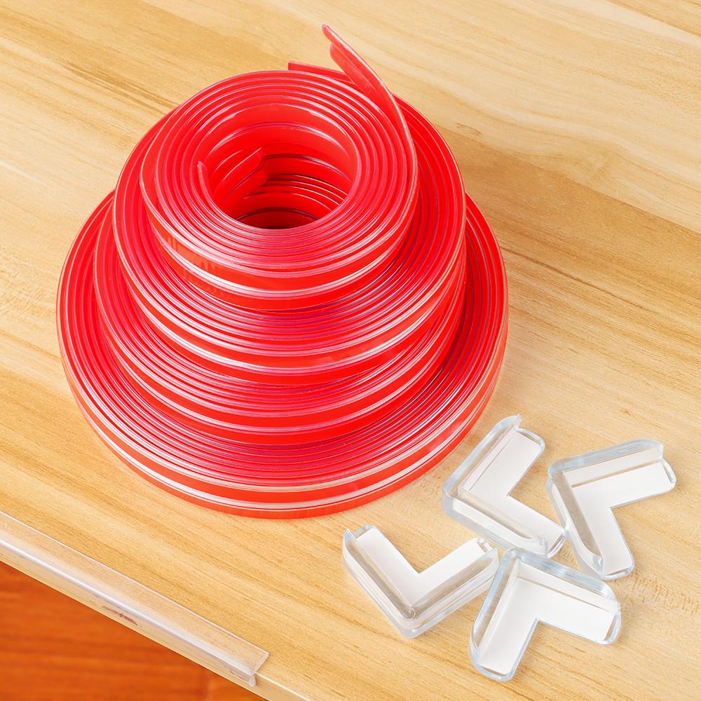 Transparent Corner Guard Strip Soft Table Edge Protector High Quality Furniture Bumper  Kids Safety