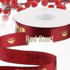 Grand Opening Festive Red Ribbon with Gold Foil - Perfect for Business Prosperity, Flower Baskets, and Bows