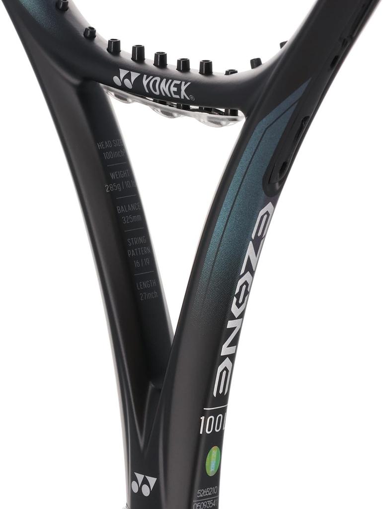 Жесткая теннисная ракетка YONEX, сделано в Японии, E Zone 100L, только рамка, цвет Aqua Night Black G0 07EZ100L (490)