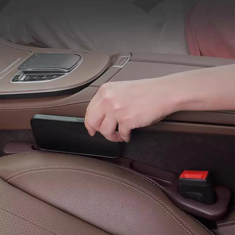 1 пара универсальных заглушек для автомобильных сидений, полоска с боковым швом, наполнитель для автомобильных зазоров, герметичный органайзер для хранения зазоров в сиденьях, украшение интерьера