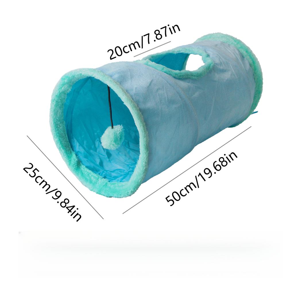 Туннель для домашних кошек Кроличий проход Кошачий Радужный Катящийся Дракон Отверстие для сверления Складной Кошачий проход Кошачья игрушка