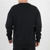 Adidas Logo Print Pullover Sweatshirt Men Tops Black GM4446