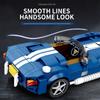 Roadster Race Car Building Block Set Speed Cobra Sports Car Advanced Collector's Car Model  Home and Office Display 312 Pcs