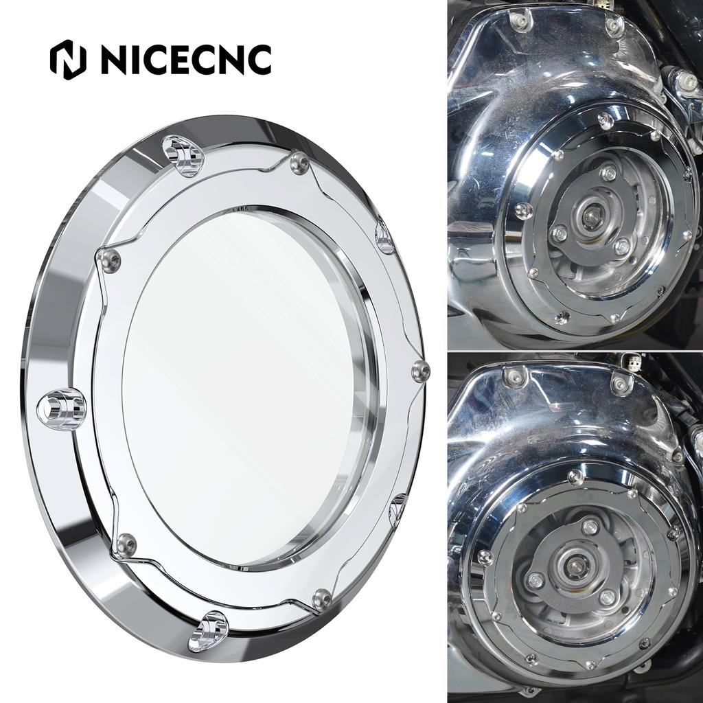 For 2017-2024 Harley Road King FLHR/XS Street Glide FLHX/S Road Glide FLTRX/S Ultra Limited Transparent Clutch Cover 25700388