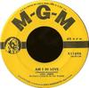 7inch Record JONI JAMES - Am I In Love / Maybe Next Time K11696 MGM Records 1954 Canada Pop Used