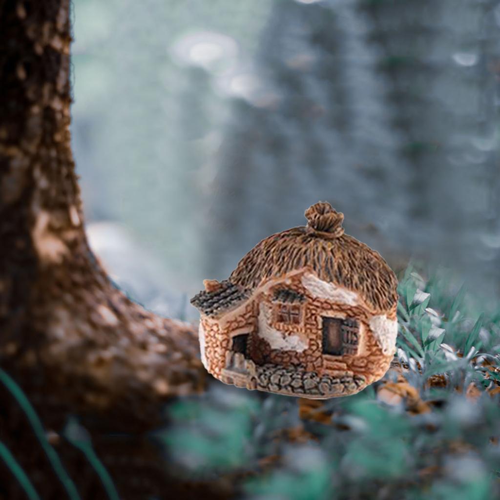 Gardening Creative Micro Small House Villa Resin Decoration