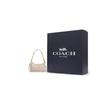 Coach Teri 24 Классическая сумка-тоут с монограммой, на молнии, из покрытого канваса, для ношения в руке, через плечо, средняя, женская, цвет Песочный Меловой-Белый CV933-IMXDM
