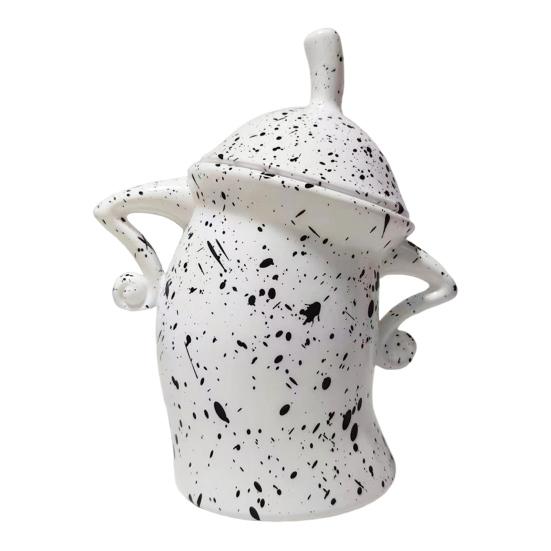 Food Canisters with Attitude Cute Snack Storage Jar Creative Akimbo Cup Mugs Kitchen Storage Container Christmas Decoration