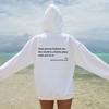 Дорогой человек позади меня с капюшоном Алфавит свитер Woozed Hoodie