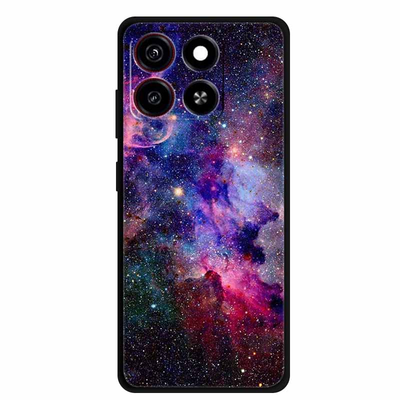 For ZTE Blade A35 A55 Case Phone Cover Shockproof TPU Soft Silicone Fundas Painted For ZTE Blade A35 Z2453 Global Bumper Shell