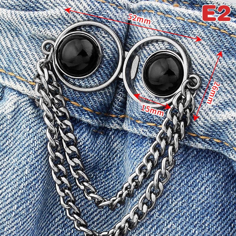 Джинсы Пуговица Регулятор Для Брюк Юбки Кнопка Жемчуг Кисточка Застежка Брюки Булавка Для Бесшовных Джинсов Пряжка Для Талии Аксессуары