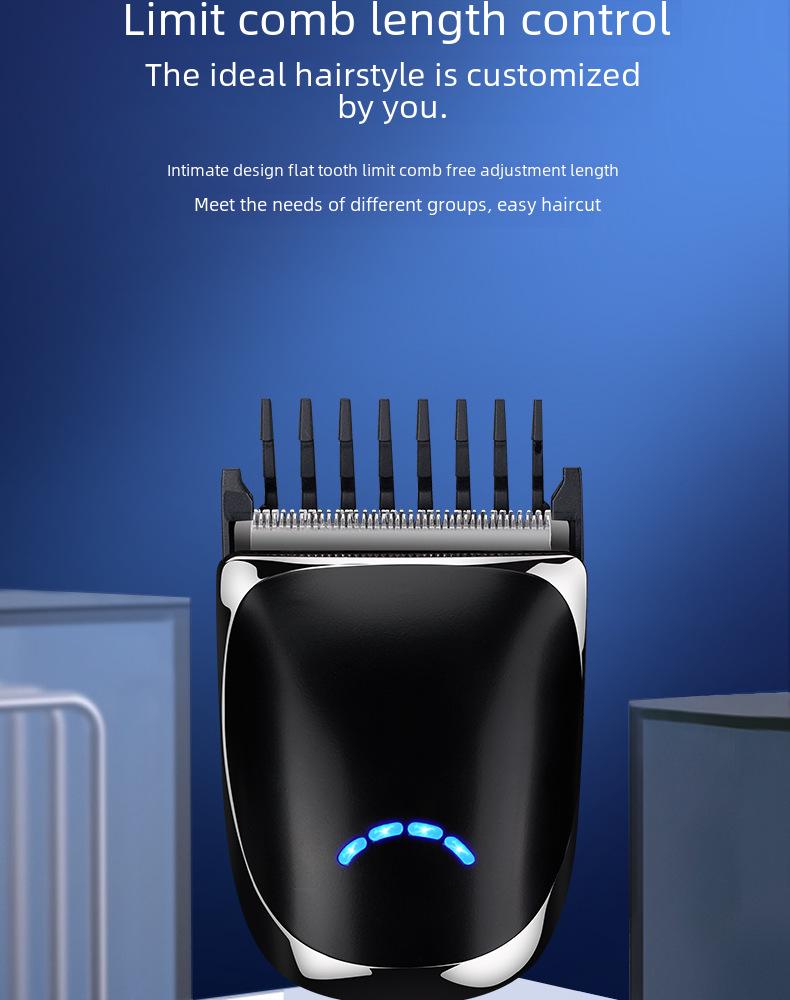 Электрическая машинка для стрижки волос с аккумулятором для мужчин, нулевым лезвием и функцией карвинга