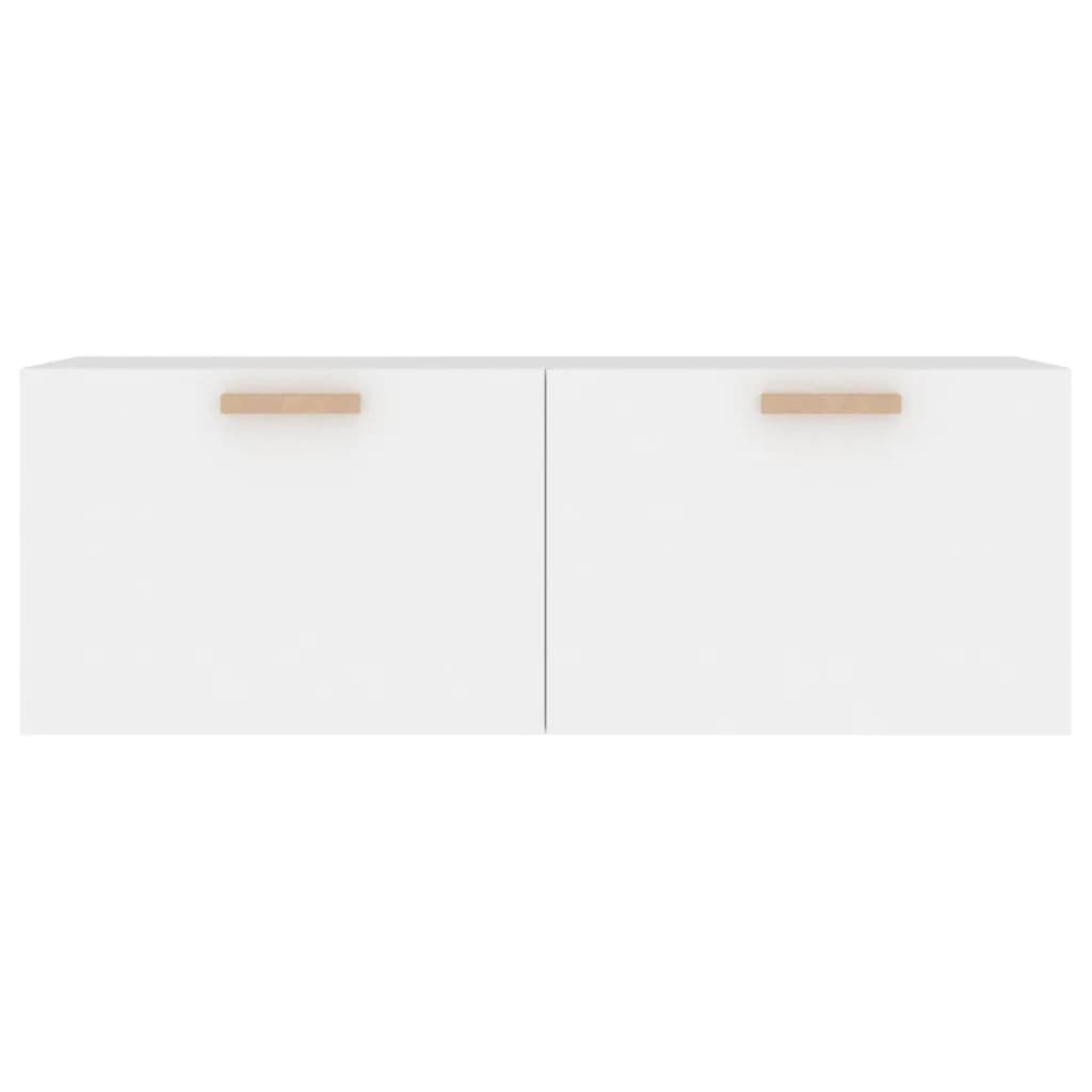 Vidaxl Szafka Wisząca, Biała, 100X36,5X35 Cm, Materiał Drewnopochodny