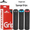 Нескользящие фиксируемые поролоновые велосипедные грипсы MOTSUV - Удобные влагопоглощающие губчатые грипсы для руля горного велосипеда.
