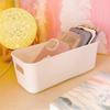 Narrow and Long Plastic Storage Box Mobile Phone Case Cosmetics Clothing Cabinet Sorting Storage Basket Desktop Storage Storage Box