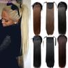 Women's Long Straight Ponytail Hairpiece With Hairpins Synthetic Ponytail Hair Extensions