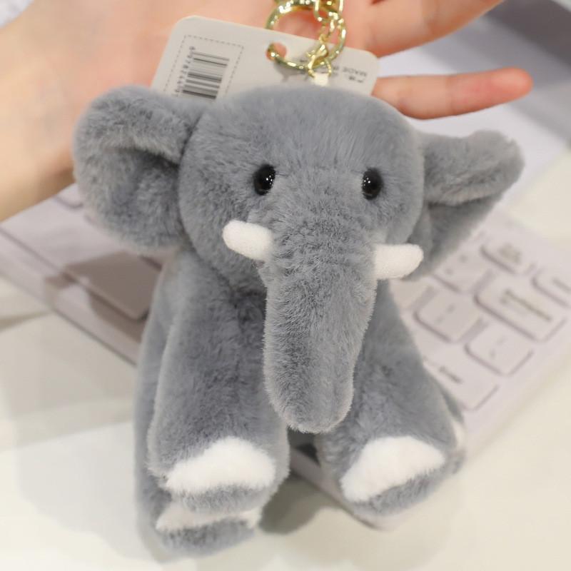 Пингвин Слон Мультяшный Цветочный Кролик Плюшевая Игрушка Брелок Декор для Сумки Подвеска