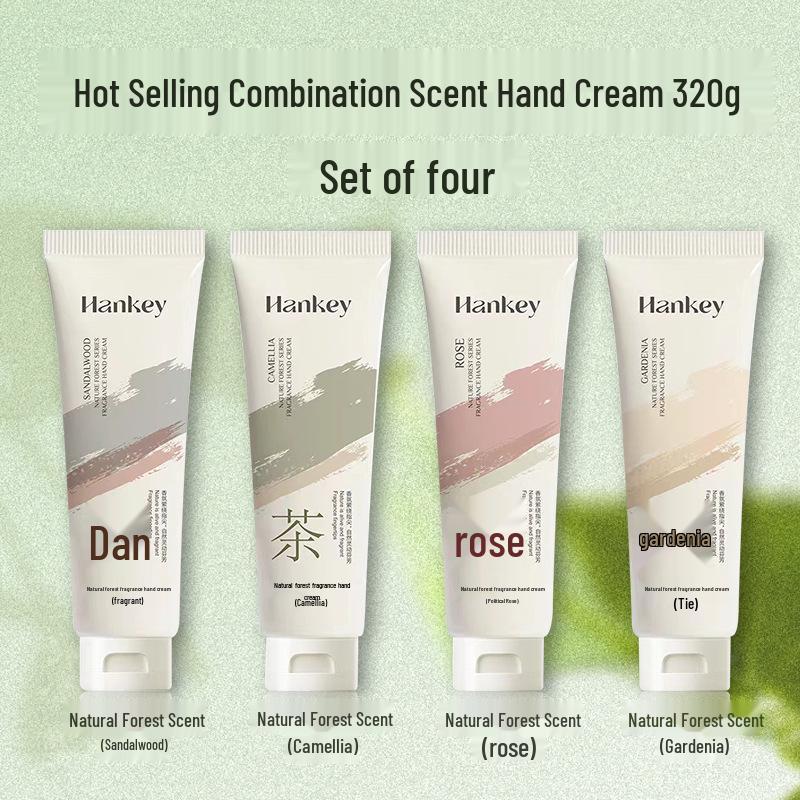 Крем для рук "Гардения, Роза, Сандал" - Увлажняющий, от трещин, для студентов и девушек - Всесезонный