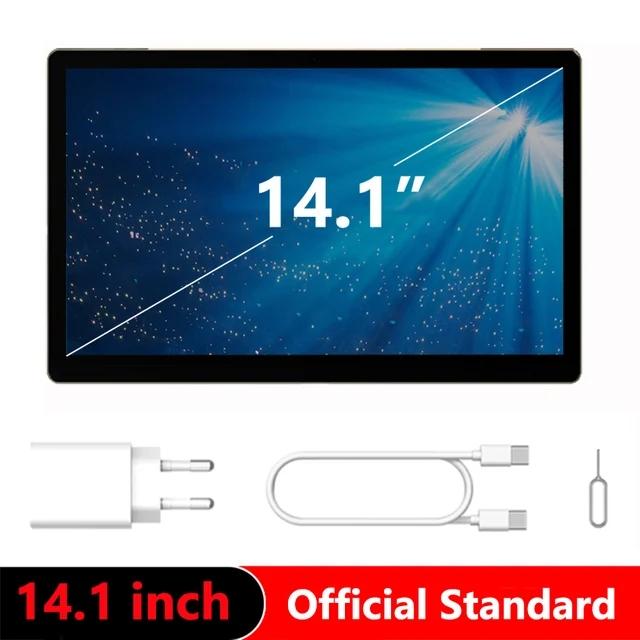 Планшетный ПК Beesitto TAB L141 - 14,1 дюйма - Android 12 - 12 ГБ ОЗУ - 512 ГБ ПЗУ - Серый