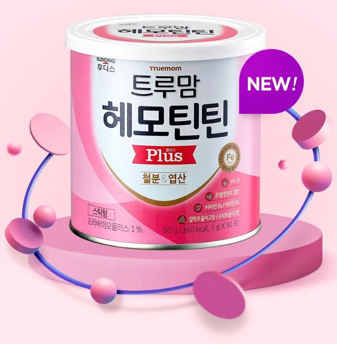 Ildong TrueMom HemotinTin Plus – Порошок мягкого железа для младенцев и малышей (90г)