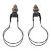2pcs Lamp Bulb Clip Adapter Modern Stylish Metal Lampshade Holder Adapter Clip On Lampshade Adapter for Living Room Bedroom