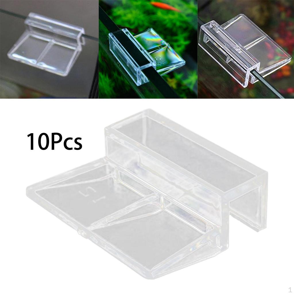 10 клипс для аквариумной сетки для надежного крепления крышки