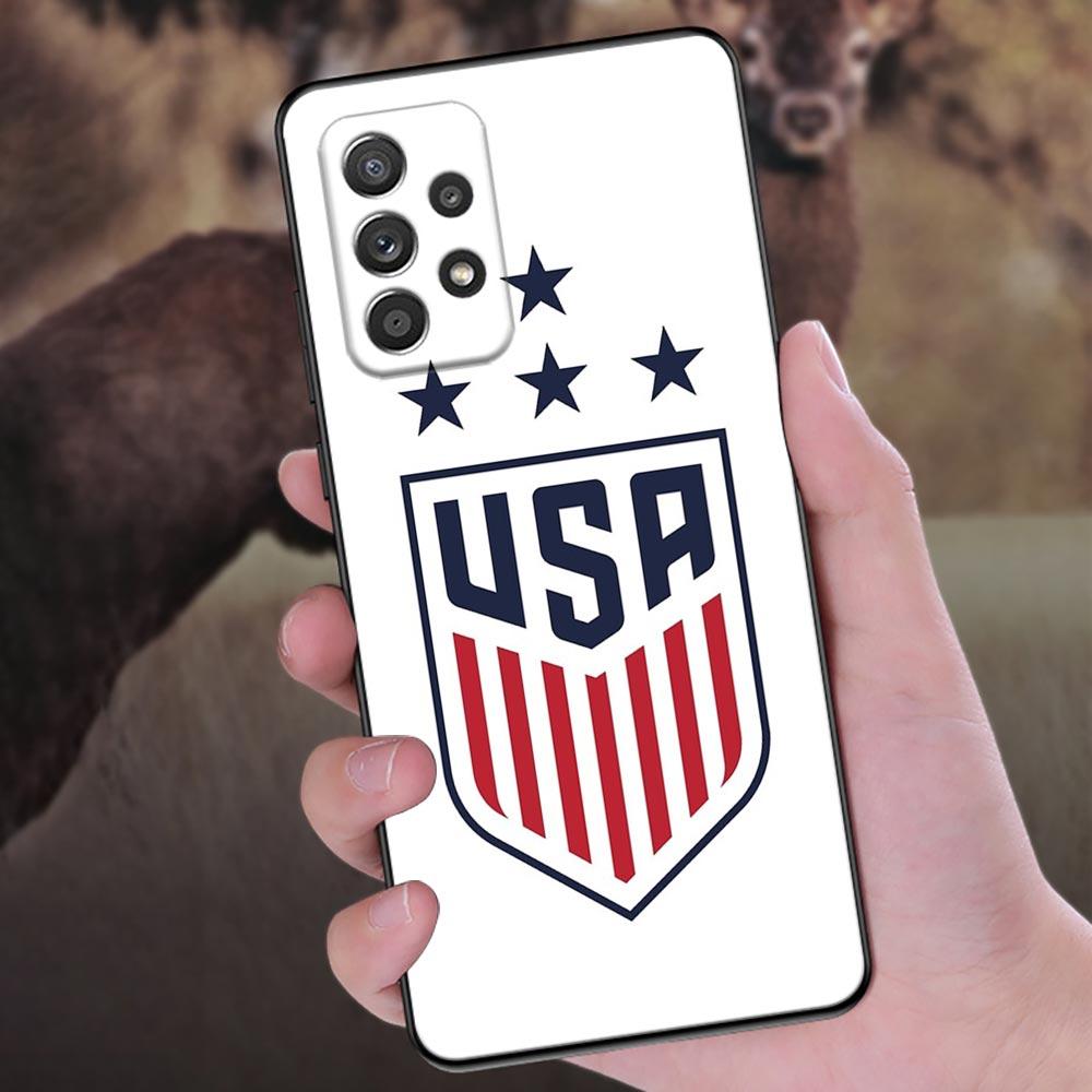 Американский флаг США со звездами Чехол для телефона для Samsung Galaxy A57 A56 A37 A55 A36 A26 A54 A52 A35 A34 A25 A17 A16 A15 A07 A06 Мягкая крышка