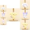 Delightful Sanrio Plush Toy Keychain With My Melody And Adorable Kuromi