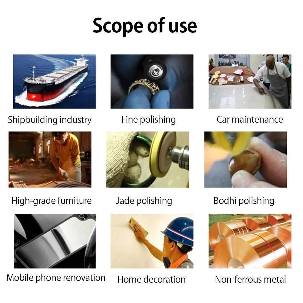 5 шт. для шлифовки металла, стекла, керамики, дерева, наждачной бумаги