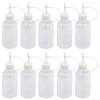Professional Transparent Plastic Needle Tip Squeeze bottle Empty Dropper Bottles Refillable Bottle
