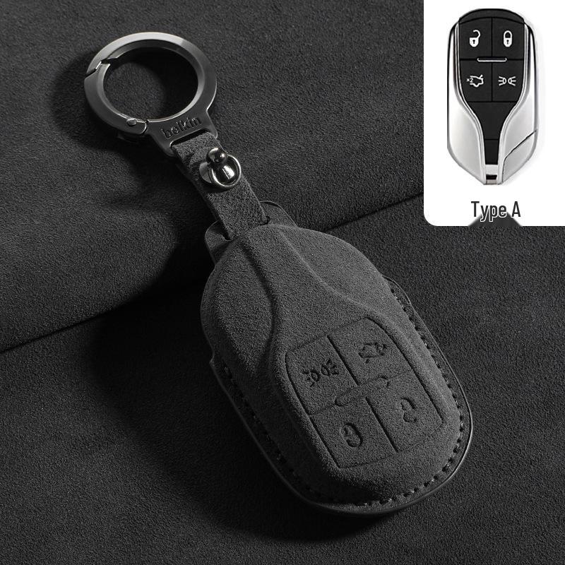 3D Брелок-сумка из замши Алькантара для Maserati Ghibli/LevanteGT