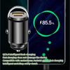 Автомобильное зарядное устройство из алюминиевого сплава PD30W Mini Pull Ring 100W Автомобильное зарядное устройство для прикуривателя