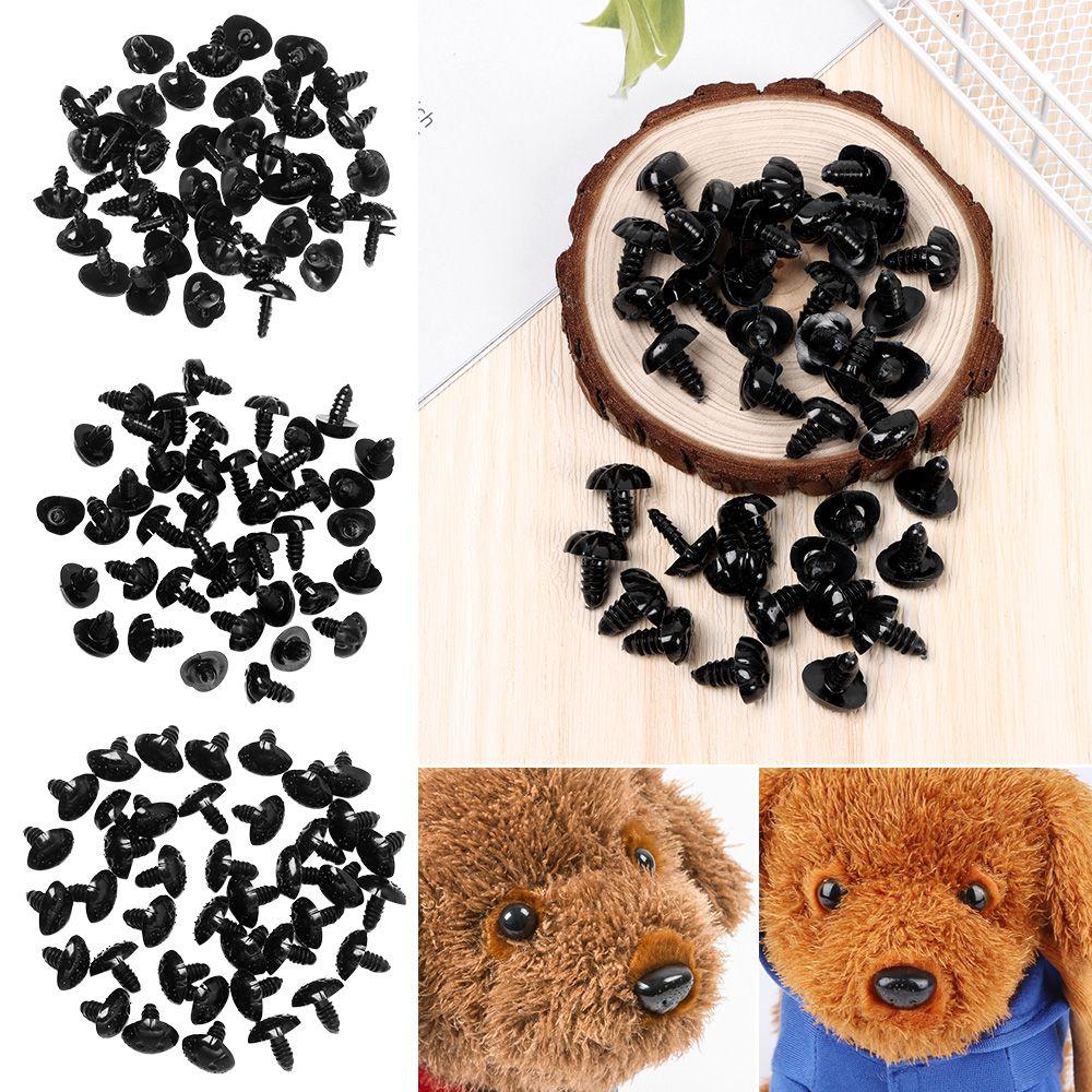 40pcs New Bear Buttons DIY Tool Dolls Accessories Safety Parts Dog Noses Doll Noses