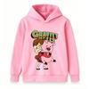 Kids Boys Girls Cute Cartoon Character Print Pullover Hoodie, Casual Long Sleeve Cozy Sweatshirt for Daily Wear, School, Outdoor Activity for Youth Ch