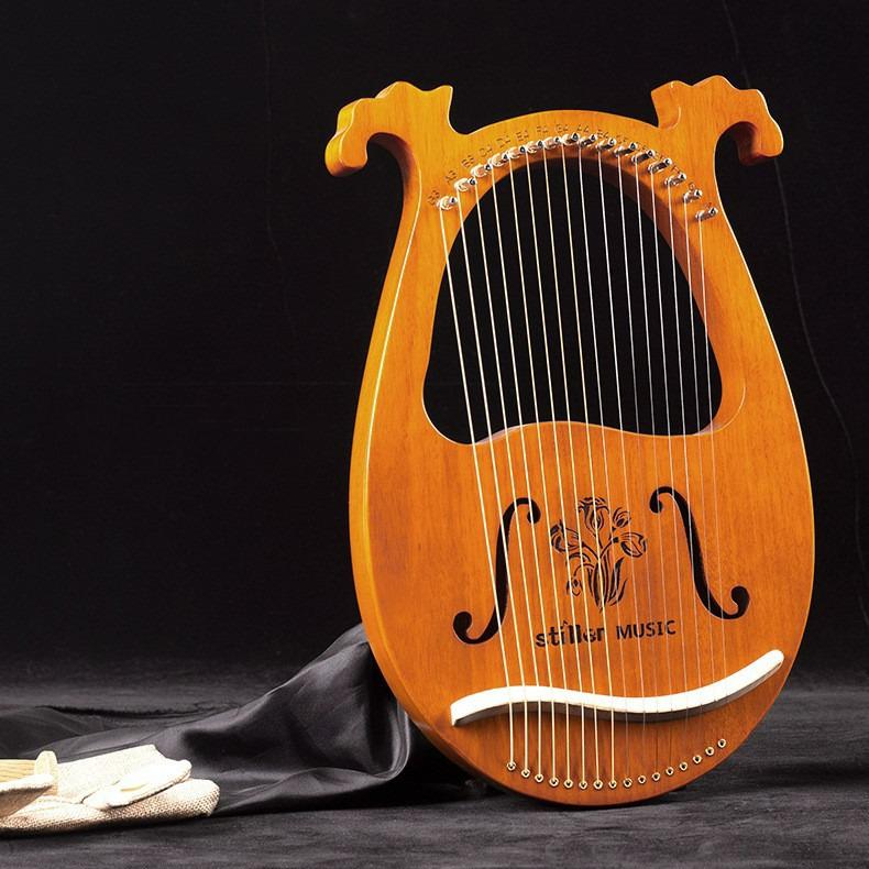 16 струн LyHarps Музыкальная лира Арфа Деревянные музыкальные инструменты Ударные Мини-арфа Лира Лира Портативные струнные инструменты Подарки