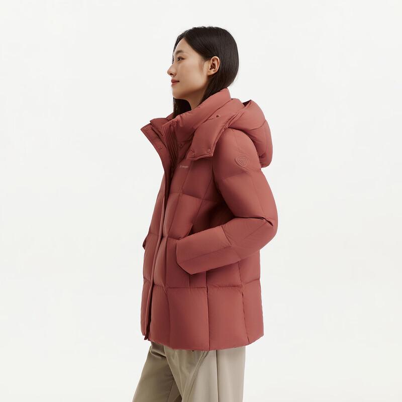 Tanboer Women's Winter Down Jacket with Detachable Hood