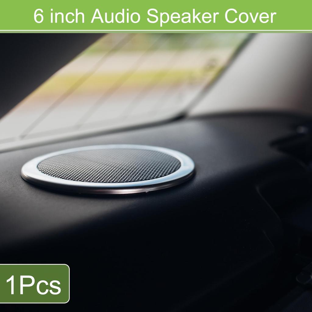ACROPIX Universal 6" Car Speaker Grille Cover Mesh Round 6" Audio Speaker Subwoofer Guard
