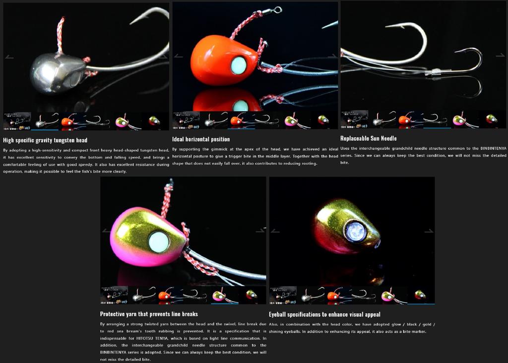 Sale Jackall Bin Bin Tenya Taimu Tungsten No. 13L 45 Grams Gold (5451)