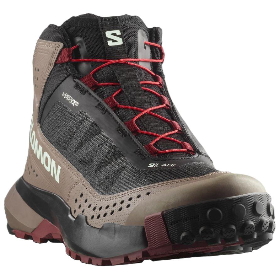 SALOMON S/Lab Waterway Удобные Мягкие Нескользящие Износостойкие Ботинки для Хайкинга Средней Высоты Унисекс Ботинки для Хайкинга Черные 478186