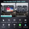 For Honda Civic 2000-2006 LHD 2 Din Android Car Radio Multimedia Video Player GPS Navigation Carplay Head Unit