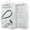 Universal Karl Lagerfeld CBDY Ikonik Charm USB-C/USB-C Cable Lanyard Black